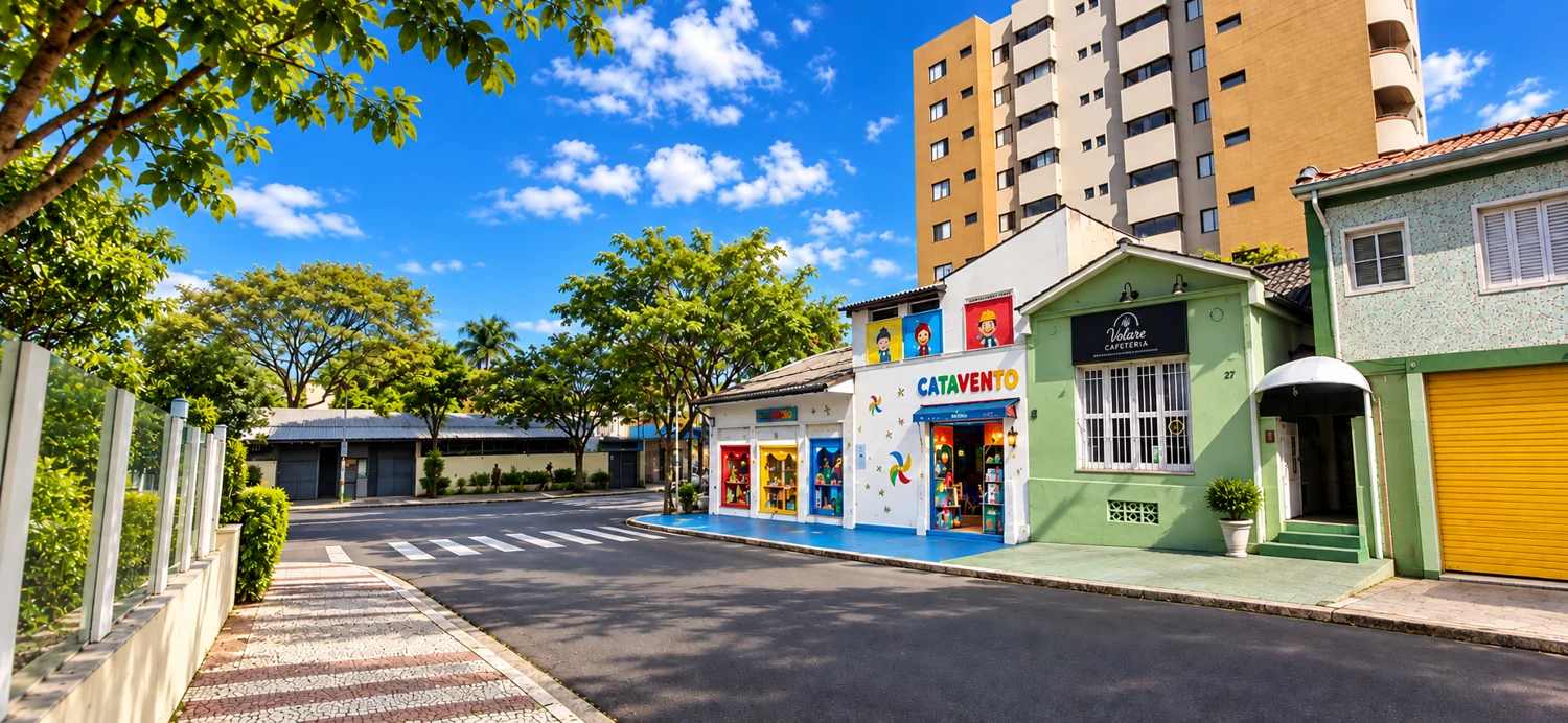 Fachada da Volare Cafeteria em Santana